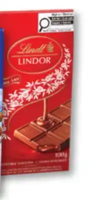 Familiprix Lindt Swiss Classic milk chocolate hazelnut – Bar offer