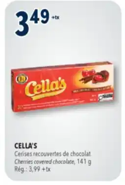 Familiprix Cella's cherries covered with milk chocolate offer