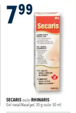 Familiprix Secaris lubricating nasal gel offer
