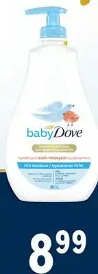 Familiprix Dove Baby rich moisture tip to toe wash offer