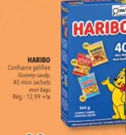 Familiprix HARIBO, Gummy candy, 40 mini bags offer