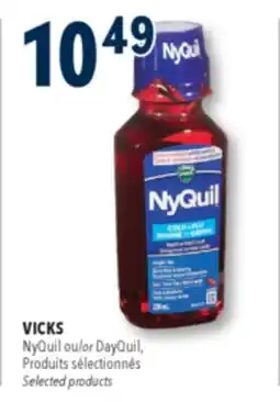 Familiprix Vicks NyQuil cold & flu cherry flavour liquid offer