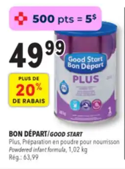 Familiprix Good Start Plus Iron fortified milk-based infant formula 0 months + Powder 1.02kg offer