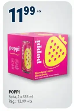 Familiprix POPPI Soda, 4x 355ml offer