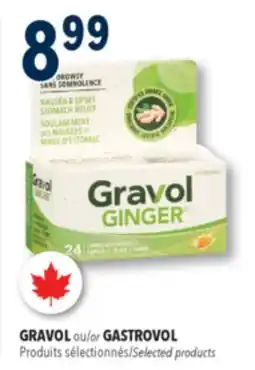 Familiprix Gravol Ginger non-drowsy upset stomach & nausea liquid gel capsules 24un offer