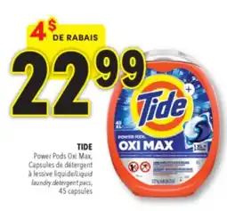 Familiprix TIDE Power Pods Oxi Max offer