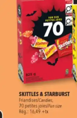 Familiprix SKITTLES & STARBURST, Candies Fun size offer