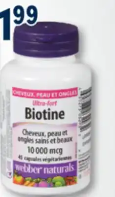 Familiprix Webber Naturals Biotine offer