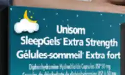 Familiprix Unisom extra strength soft sleep-aid gel capsules 20un offer