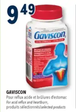 Familiprix Gaviscon extra strength fruit blend chewable tablets 25un offer