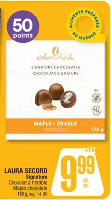 Jean Coutu LAURA SECORD Signature Maple chocolate offer