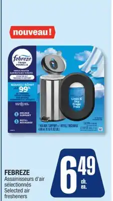 Jean Coutu FEBREZE Selected air fresheners offer