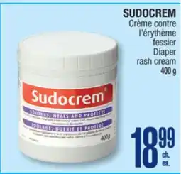 Jean Coutu SUDOCREM Diaper rash cream offer