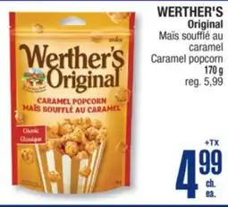 Jean Coutu WERTHER'S Original Caramel popcorn offer