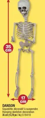 Jean Coutu DANSON Hanging skeleton decoration offer