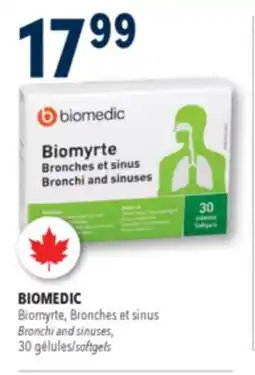 Familiprix Biomedic relief of bronchi and sinuses congestion softgels 30un offer