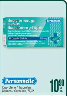 Jean Coutu PERSONNELLE Ibuprofène Gélules offer