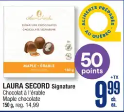 Jean Coutu LAURA SECORD Signature Maple chocolate offer