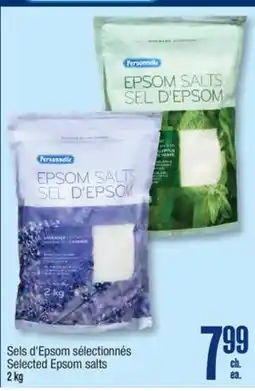Jean Coutu Personnelle Selected Epsom salts offer