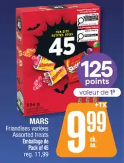 Jean Coutu MARS Assorted treats offer
