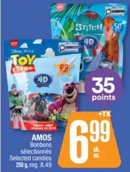 Jean Coutu AMOS Selected candies offer