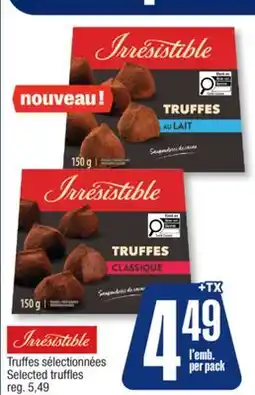 Jean Coutu Selected truffles offer