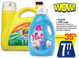 Jean Coutu FLEECY,TIDE Simply Selected laundry detergents and fabric softeners offer