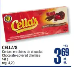 Jean Coutu CELLA'S Chocolate-covered cherries offer