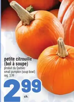 Metro PETITE CITROUILLE (BOL À SOUPE) offer