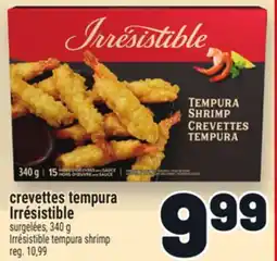 Metro CREVETTES TEMPURA IRRÉSISTIBLE | IRRÉSISTIBLE TEMPURA SHRIMP offer