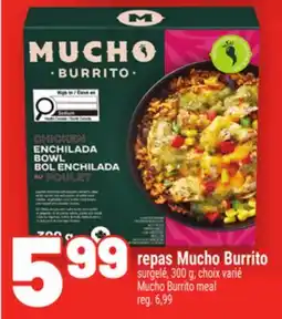 Metro REPAS MUCHO BURRITO | MUCHO BURRITO MEAL offer