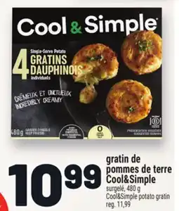 Metro GRATIN DE POMMES DE TERRE COOL&SIMPLE | COOL&SIMPLE POTATO GRATIN offer