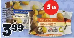 Metro POMMES DE TERRE BLANCHES, ROUGES, À CHAIR JAUNE OU RUSSET | POTATOES offer