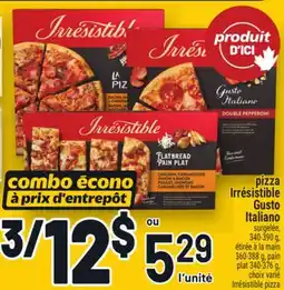 Metro PIZZA IRRESISTIBLE GUSTO ITALIANO | IRRÉSISTIBLE PIZZA offer