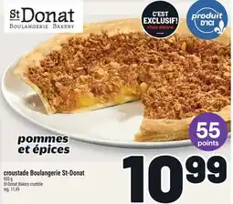 Metro CROUSTADE BOULANGERIE ST-DONAT | ST-DONAT BAKERY CRUMBLE offer