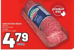Metro SALAMI DE GÊNES MASTRO | MASTRO GENOA SALAMI offer