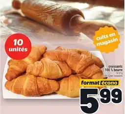 Metro CROISSANTS 100 % BEURRE | 100% BUTTER CROISSANTS offer