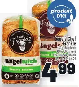Metro BAGELS CHEF FRANKIE | CHEF FRANKIE BAGELS offer