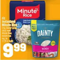 Metro RIZ INSTANTANÉ MINUTE RICE | MINUTE RICE INSTANT RICE offer