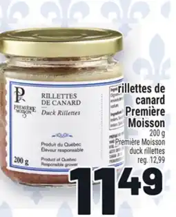 Metro PREMIÈRE MOISSON DUCK RILLETTES offer