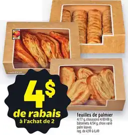 Metro FEUILLES DE PALMIER | PALM LEAVES offer