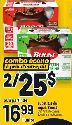Metro SUBSTITUT DE REPAS BOOST | BOOST MEAL REPLACEMENT offer
