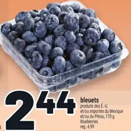Metro BLEUETS | BLUEBERRIES offer