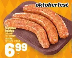 Metro SAUCISSES FRAÎCHES | FRESH SAUSAGES offer