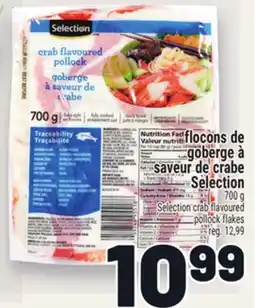 Metro FLOCONS DE GOBERGE À SAVEUR DE CRABE SELECTION | SELECTION CRAB FLAVOURED POLLOCK FLAKES offer
