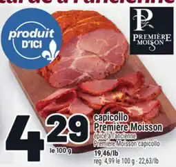 Metro CAPICOLLO PREMIÈRE MOISSON | PREMIÈRE MOISSON CAPICOLLO offer