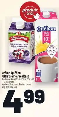 Metro CRÈME QUÉBON ULTRA'CRÈME, SEALTEST | QUÉBON ULTRA'CREAM, SEALTEST CREAM offer