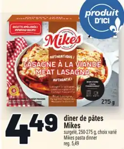 Metro DÎNER DE PÂTES MIKES | MIKES PASTA DINNER offer