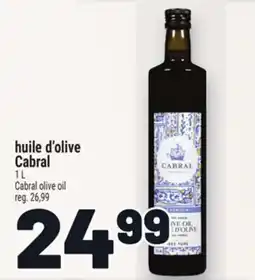 Metro HUILE D'OLIVE CABRAL | CABRAL OLIVE OIL offer