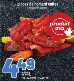 Metro PINCES DE HOMARD CUITES offer